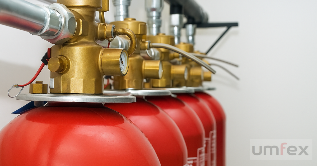 FM200 gazlı söndürme sistemi kurulumu